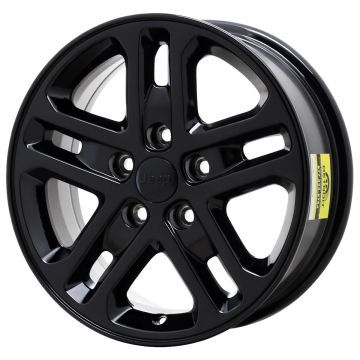 Jeep Grand Cherokee Wheel Rim Gloss Black 9284 Stock Factory OEM Replacement