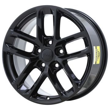 Jeep Grand Cherokee Wheel Rim Gloss Black 9286 Stock Factory OEM Replacement