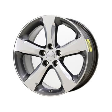 Jeep Grand Cherokee Wheel Rim Polished Grey 9287 Stock Factory OEM Replacement