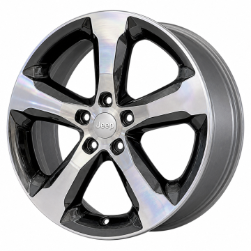 Jeep Grand Cherokee Wheel Rim Machined Grey 9287 Stock Factory OEM Replacement
