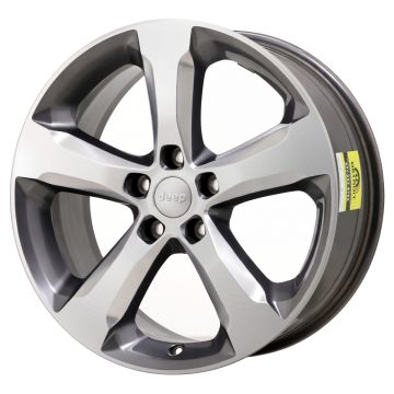 Jeep Grand Cherokee Wheel Rim Machined Grey 9287 Stock Factory OEM Replacement