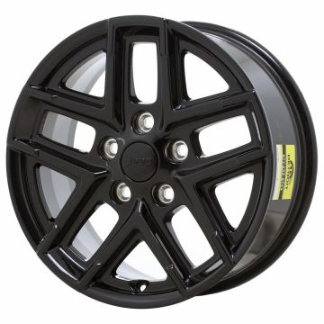 Jeep Wrangler Wheel Rim Gloss Black 9324 Stock Factory OEM Replacement