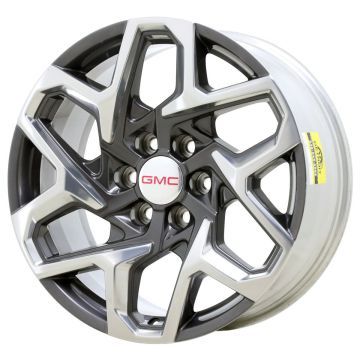 GMC Sierra 1500 Wheel Rim Polished Grey ALY95369 Stock Factory OEM Replacement