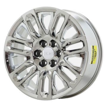 GMC SIERRA 1500 Wheel Rim PVD Bright Chrome ALY95486 Stock Factory OEM Replacement