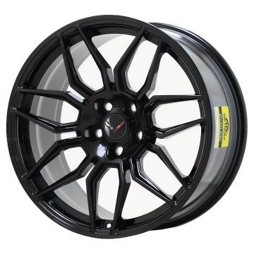 Chevrolet Corvette Wheel Rim Gloss Black ALY95580 (F) Stock Factory OEM Replacement