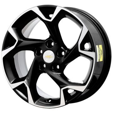 Chevrolet Trax Wheel Rim Machined Black ALY95638 Stock Factory OEM Replacement