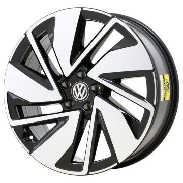 Volkswagen Atlas Wheel Rim Machined Black ALY95720 Stock Factory OEM Replacement
