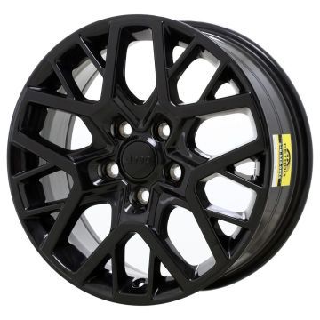 Jeep Wrangler Wheel Rim Gloss Black ALY95735 Stock Factory OEM Replacement