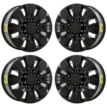 GMC Sierra 2500 Exchange Wheels Set of 4-Exchange Rims Set of 4 Gloss Black ALY95740