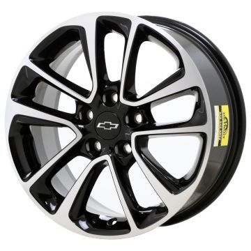 Chevrolet Trailblazer Wheel Rim Machined Black ALY95776 Stock Factory OEM Replacement