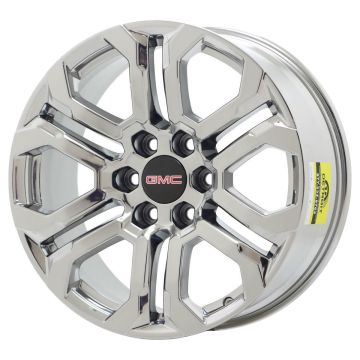 GMC Canyon Wheel Rim PVD Bright Chrome ALY95780 Stock Factory OEM Replacement