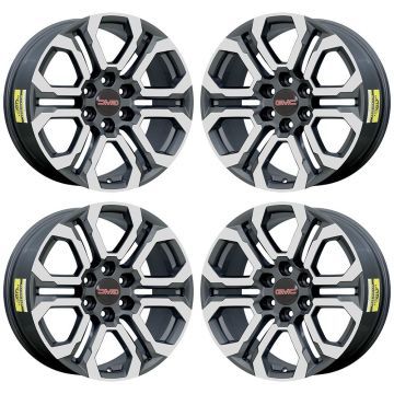 GMC Canyon Exchange Wheels Set of 4-Exchange Rims Set of 4 Machined Grey ALY95780