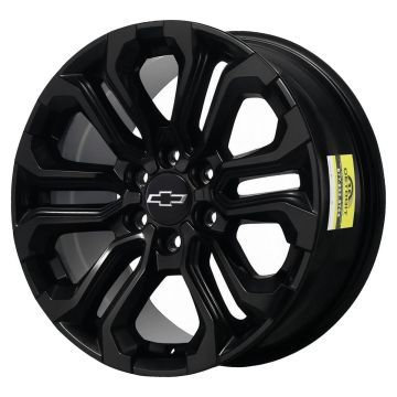 Chevrolet Silverado 1500 Wheel Rim Gloss Black ALY95781A Stock Factory OEM Replacement