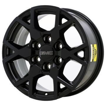 GMC Canyon Wheel Rim Gloss Black ALY95782 Stock Factory OEM Replacement