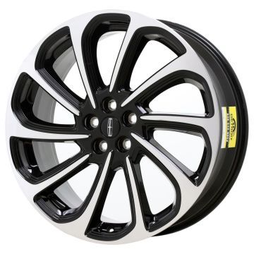Lincoln Nautilus Wheel Rim Machined Black ALY95903 Stock Factory OEM Replacement