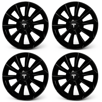 Tesla Model 3 Exchange Wheels Set of 4-Exchange Rims Set of 4 Gloss Black ALY96231