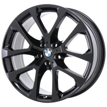 BMW X5 Wheel Rim Gloss Black 86459 Stock Factory OEM Replacement