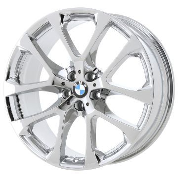 BMW X5 Wheel Rim PVD Bright Chrome 86459 Stock Factory OEM Replacement
