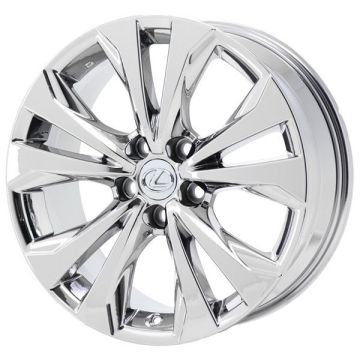Lexus NX300 Wheel Rim PVD Bright Chrome ALY96303 Stock Factory OEM Replacement