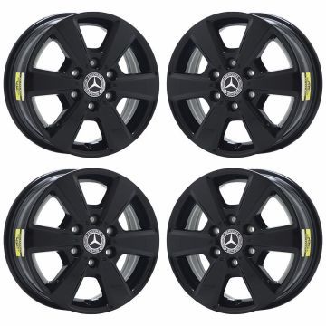 Mercedes-Benz Sprinter 1500 Exchange Wheels Set of 4-Exchange Rims Set of 4 Gloss Black ALY96656