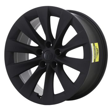 Tesla Model S Wheel Rim Satin Black 97755 Stock Factory OEM Replacement