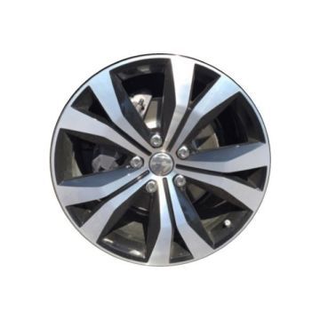 Volkswagen Touareg Wheel Rim Machined Black ALY97910 Stock Factory OEM Replacement