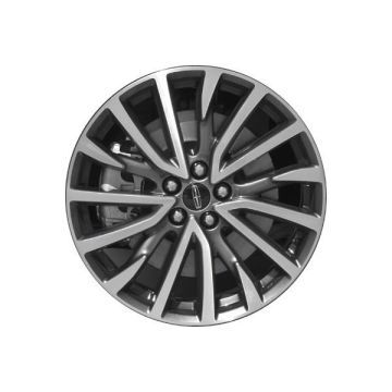 Lincoln Continental Wheel Rim Machined Grey ALY97976 Stock Factory OEM Replacement