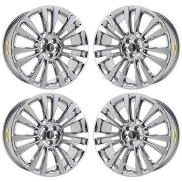 Lincoln Continental Wheel Rim PVD Bright Chrome ALY97977 Stock Factory OEM Replacement