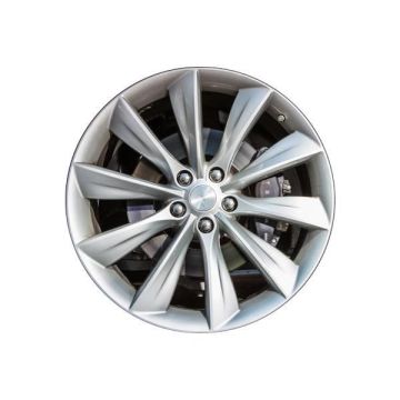 Tesla Model S Wheel Rim Silver ALY98727 (F) Stock Factory OEM Replacement