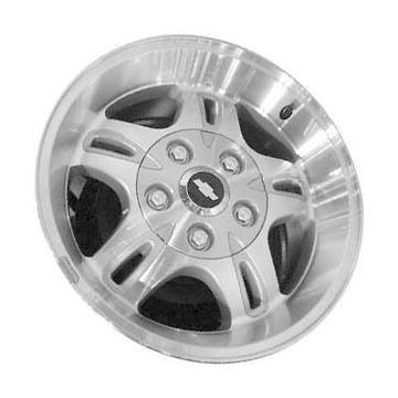 Chevrolet Blazer Wheel Rim Machined Silver 5153 Stock Factory OEM Replacement