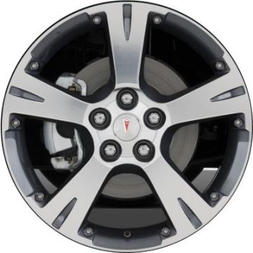 Pontiac Vibe Wheel Rim Polished Grey 6650 Stock Factory OEM Replacement