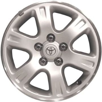 Toyota Highlander Wheel Rim Machined Lip Silver 69397 Stock Factory OEM Replacement