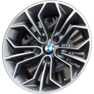 BMW X1 Wheel Rim Machined Grey 71604 Stock Factory OEM Replacement
