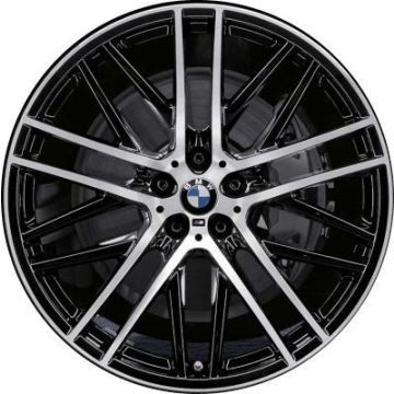 BMW 640i GT Wheel Rim Machined Black 86290 Stock Factory OEM Replacement