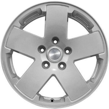 Jeep Wrangler Wheel Rim Machined Silver 9076 Stock Factory OEM Replacement