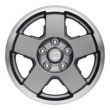Jeep Commander Wheel Rim Machined Lip Grey 9096 Stock Factory OEM Replacement