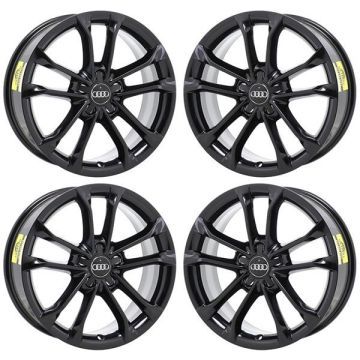Audi Q3 Exchange Wheels Set of 4-Exchange Rims Set of 4 Gloss Black ALY97320