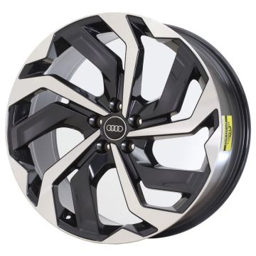 Audi E-tron Wheel Rim Machined Black ALYAN026 Stock Factory OEM Replacement