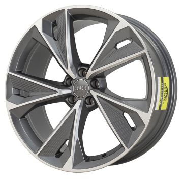 Audi RS7 Wheel Rim Machined Grey ALYBA019 Stock Factory OEM Replacement