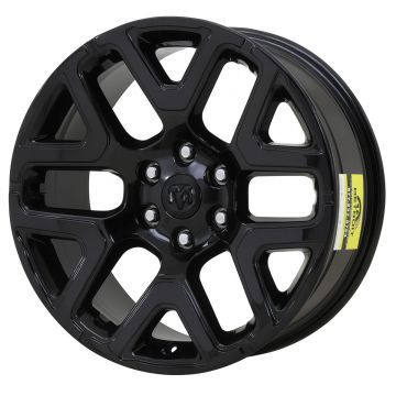 Dodge Ram 1500 Wheel Rim Gloss Black ALYCO045 Stock Factory OEM Replacement