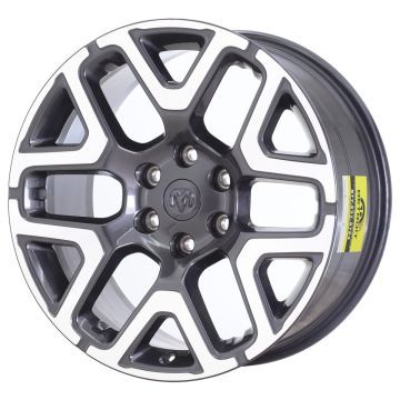 Dodge Ram 1500 Wheel Rim Polished Grey ALYCO045 Stock Factory OEM Replacement