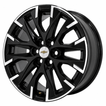 Chevrolet Traverse Wheel Rim Machined Black ALYGV052 Stock Factory OEM Replacement