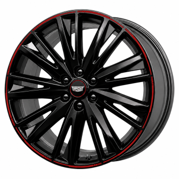 Cadillac Lyriq Wheel Rim Gloss Black (Red Accents) ALYGV082 Stock Factory OEM Replacement