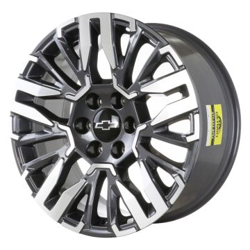 Chevrolet Silverado Wheel Rim Machined Grey ALYGV094 Stock Factory OEM Replacement