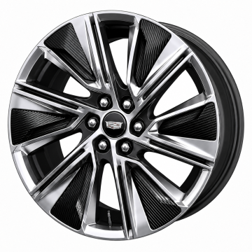 Cadillac Lyriq Wheel Rim Polished Black ALYGZ043 Stock Factory OEM Replacement