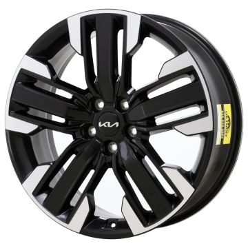 Kia Telluride Wheel Rim Machined Black ALYKM069 Stock Factory OEM Replacement