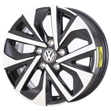 Volkswagen Jetta Wheel Rim Machined Black ALYWB077 Stock Factory OEM Replacement
