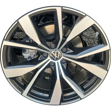 Volkswagen Atlas Wheel Rim Machined Black ALYWB087 Stock Factory OEM Replacement