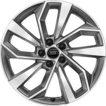 Audi Q5 Wheel Rim Machined Grey ALYAM051 Stock Factory OEM Replacement