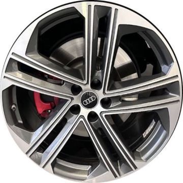 Audi S7 Wheel Rim Machined Grey ALYAM076 Stock Factory OEM Replacement